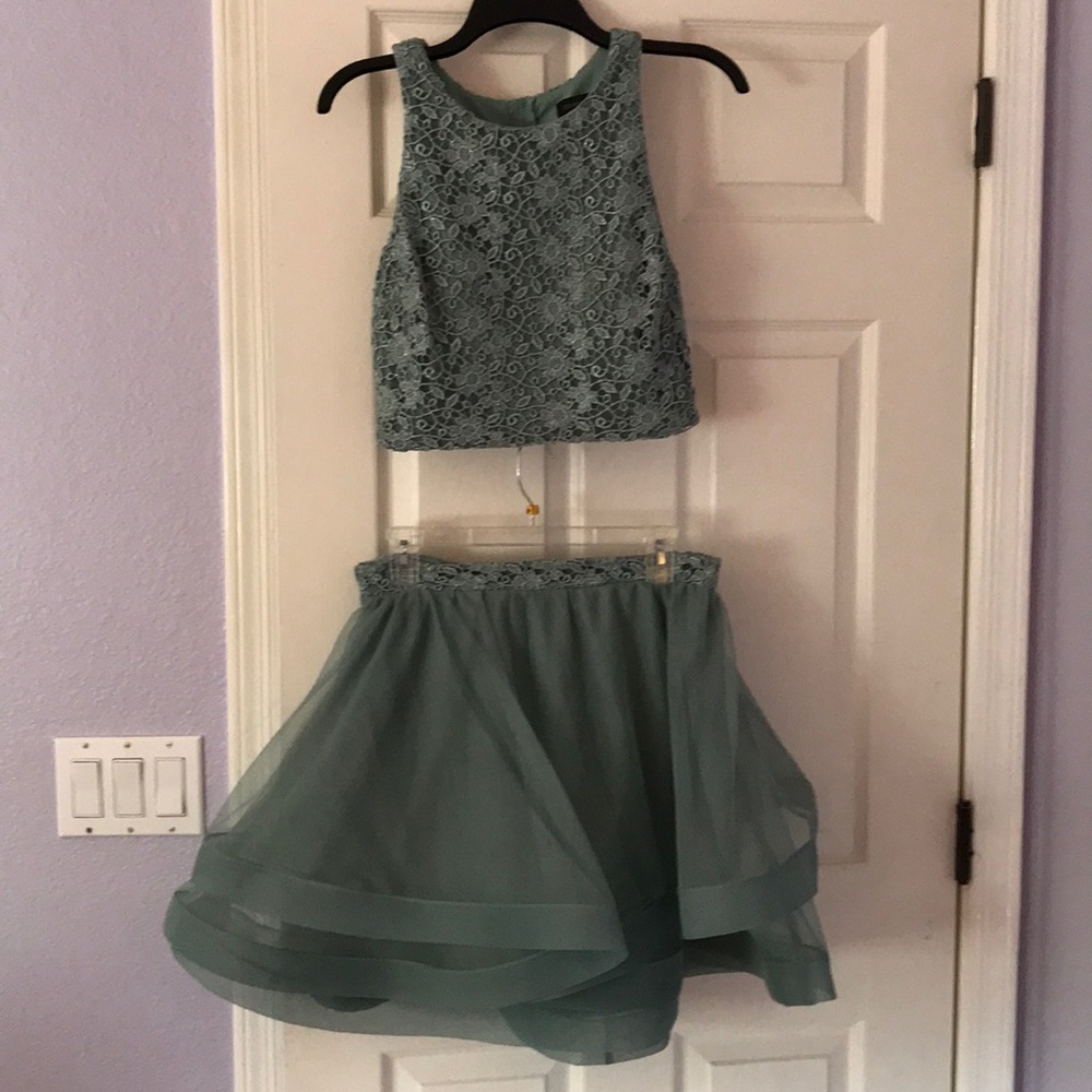 Homecoming short formal dress.